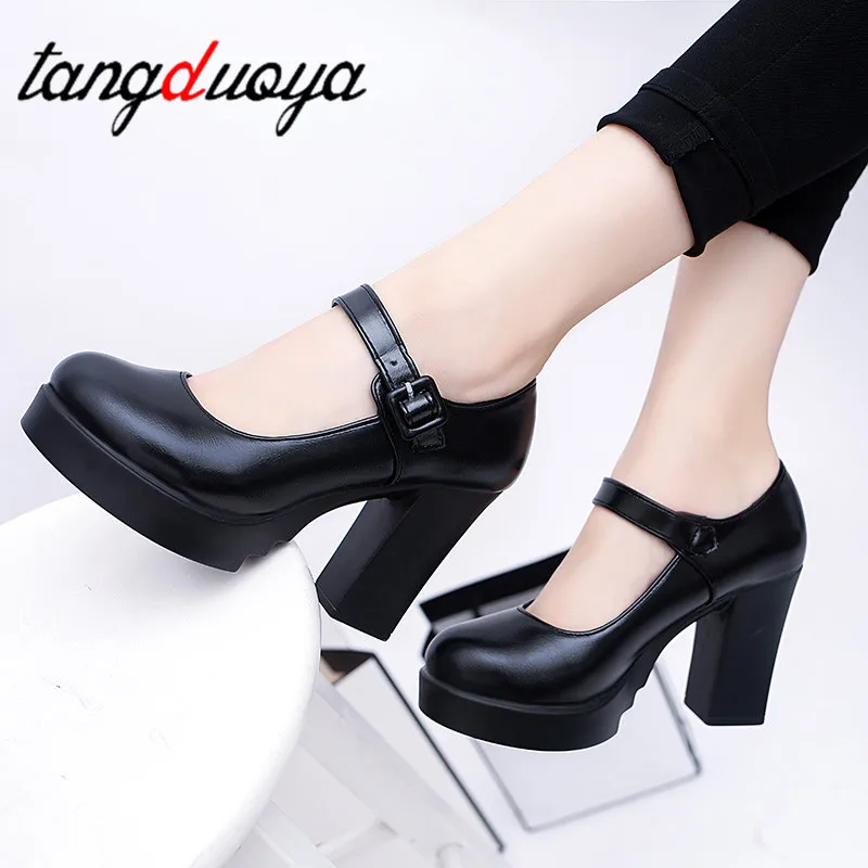 female pumps women shoes thick heels platform pumps black red heels women's shoes Ankle Women Pump Heel high scarpin feminino
female pumps women shoes thick heels platform pumps black red heels women's shoes Ankle Women Pump Heel high scarpin feminino