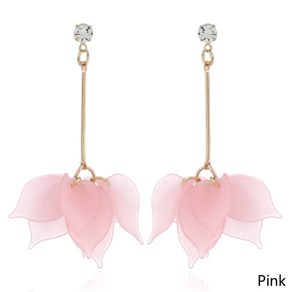 Big Long Statement Flower Pink White Yellow Female Stud Earrings Punk Earring For Women Girls Fashion Jewelry
Big Long Statement Flower Pink White Yellow Female Stud Earrings Punk Earring For Women Girls Fashion Jewelry