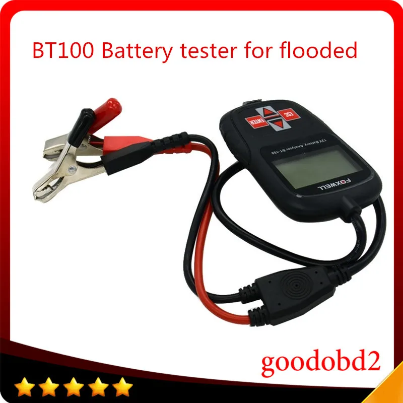 FOXWELL BT100 12V Car Battery Tester for Flooded, AGM, GEL Original BT 100 12 Volt Digital All Cars Data Battery Analyzer
FOXWELL BT100 12V Car Battery Tester for Flooded, AGM, GEL Original BT 100 12 Volt Digital All Cars Data Battery Analyzer
