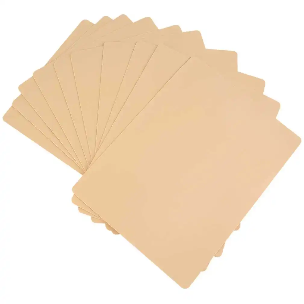 New 10pcs Permanent Makeup Eyebrow Lips 20 x 15cm Blank Tattoo Practice Skin Sheet for Needle Machine Supply Kit drop shipping
New 10pcs Permanent Makeup Eyebrow Lips 20 x 15cm Blank Tattoo Practice Skin Sheet for Needle Machine Supply Kit drop shipping