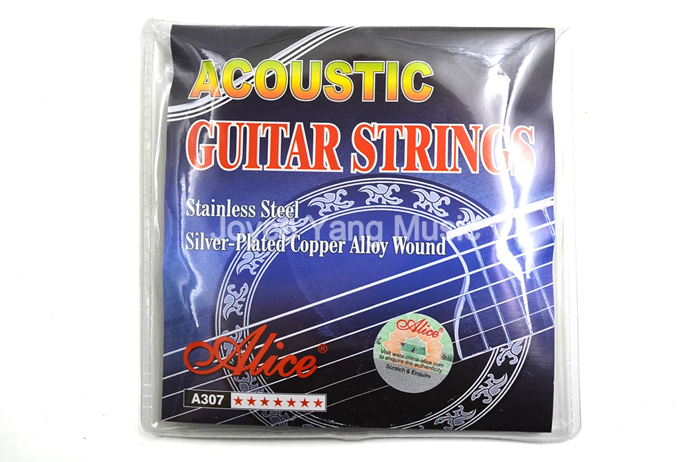 Alice A307-SL Acoustic Guitar Strings Silver-Plated Copper Alloy Wound&Stainless Steel 1st-6th Strings
Alice A307-SL Acoustic Guitar Strings Silver-Plated Copper Alloy Wound&Stainless Steel 1st-6th Strings
