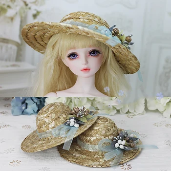 Bybrana Bjd hat 1/3 1/4 1/6 size hat for doll Hand-woven straw hat Have flowers Doll accessories Handicrafts free shipping
Bybrana Bjd hat 1/3 1/4 1/6 size hat for doll Hand-woven straw hat Have flowers Doll accessories Handicrafts free shipping