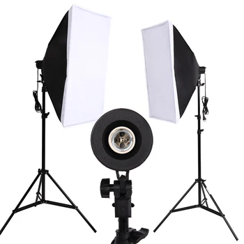 Photo Studio Softbox Set Continuous Lighting Photo lighting Accessories Kit 2 light stand 2LED 2Softbox for Camera Photo
Photo Studio Softbox Set Continuous Lighting Photo lighting Accessories Kit 2 light stand 2LED 2Softbox for Camera Photo