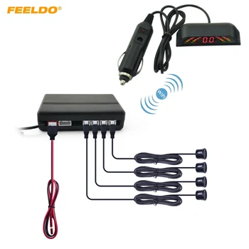 FEELDO 1set Auto 4-Sensor Wireless Parking Sensor Reversing Backup Radar With LED Dispaly Monitor Kit CT-3283
FEELDO 1set Auto 4-Sensor Wireless Parking Sensor Reversing Backup Radar With LED Dispaly Monitor Kit CT-3283