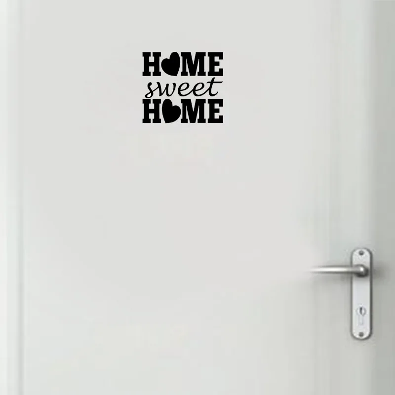 Фото YOJA 18*15 9 см модная Настенная Наклейка домашний милый знак Дверь Искусство Декор