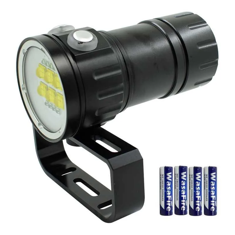 Led Diving Flash Light 18650 Dive Torch Underwater Photography Light White Red Blue LED Fill Light With 18650 Battery Flashlight
Led Diving Flash Light 18650 Dive Torch Underwater Photography Light White Red Blue LED Fill Light With 18650 Battery Flashlight