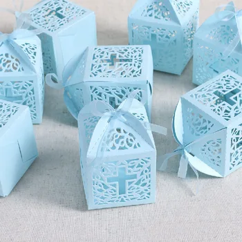 Pack of 48 pcs Candy Box Hollow Out Creative Cute Wedding Supplies Bags Blue White Pink
Pack of 48 pcs Candy Box Hollow Out Creative Cute Wedding Supplies Bags Blue White Pink