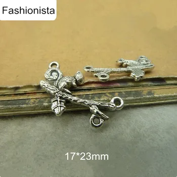 80 Squirrel Connector Charms Antique Silver/Bronze Tone Chipmunk on a Branch,3 Loop,17*23mm,Jewelry Link - Free Shipping
80 Squirrel Connector Charms Antique Silver/Bronze Tone Chipmunk on a Branch,3 Loop,17*23mm,Jewelry Link - Free Shipping