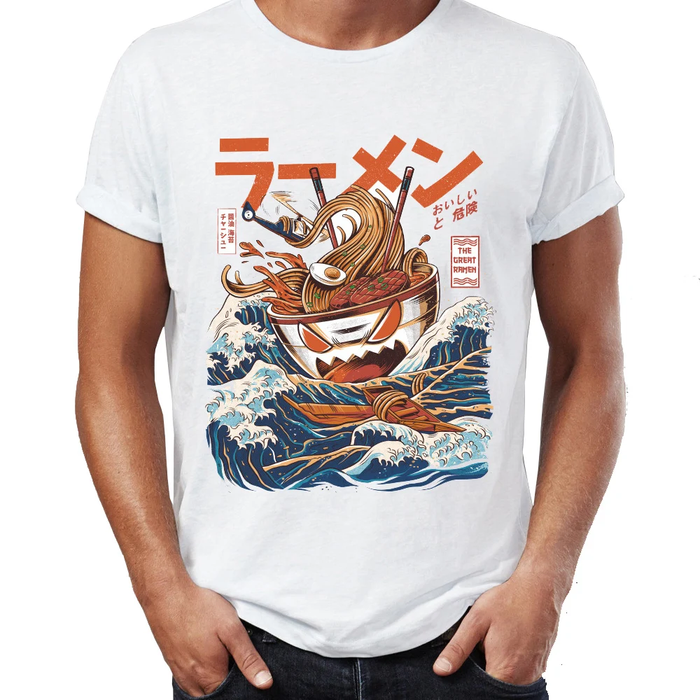 Summer Men's T-shirt Great Ramen Off Kanagawa Funny Artsy Tshirt Cool Anime Tees Tops Harajuku Streetwear
Summer Men's T-shirt Great Ramen Off Kanagawa Funny Artsy Tshirt Cool Anime Tees Tops Harajuku Streetwear