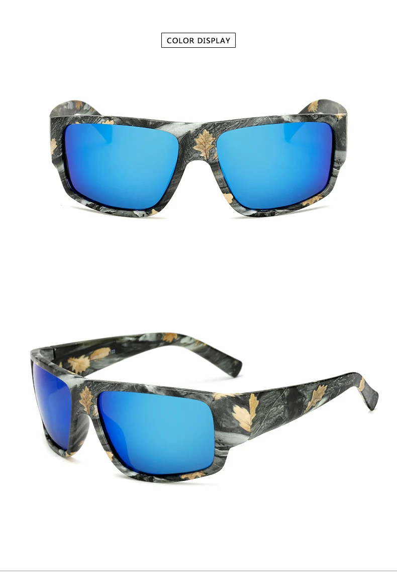 New polarized men's sunglasses UV400 square frame fashion ladies sunglasses classic brand design star sports driving sunglasses (6)
