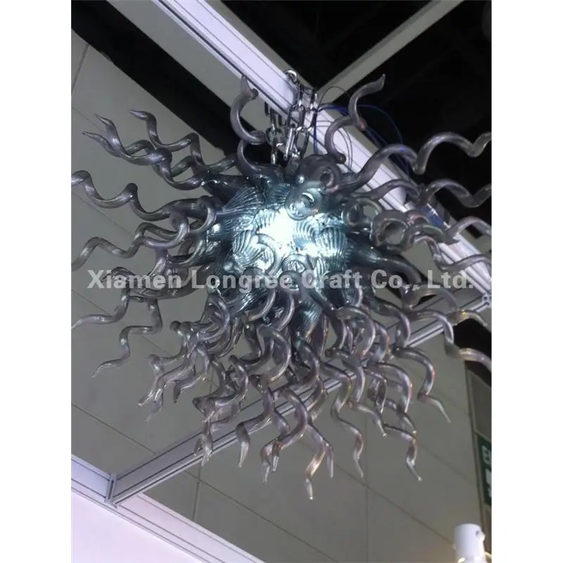Residential Lamp for Living Room Decoration CE UL Led Light Dale Chihully Style Hand Blown Glass Art Black Chandelier Light
Residential Lamp for Living Room Decoration CE UL Led Light Dale Chihully Style Hand Blown Glass Art Black Chandelier Light