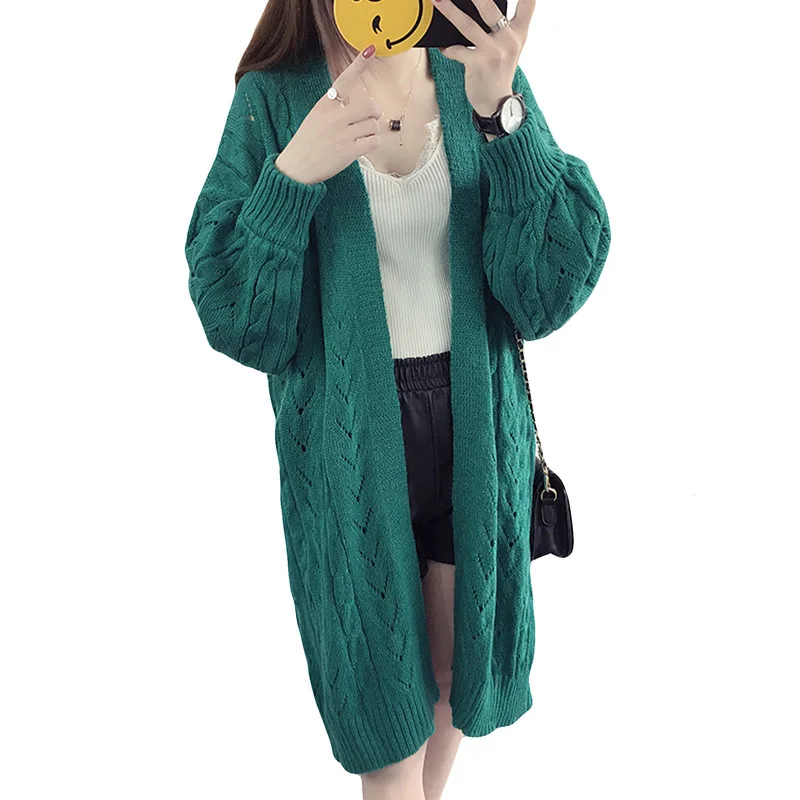 2017 Autumn & Winter Knitting Sweater Cardigan Thin Loose Solid Color Sweaters Hollow Out Female Knitting Sweater Coats YP0296
2017 Autumn & Winter Knitting Sweater Cardigan Thin Loose Solid Color Sweaters Hollow Out Female Knitting Sweater Coats YP0296