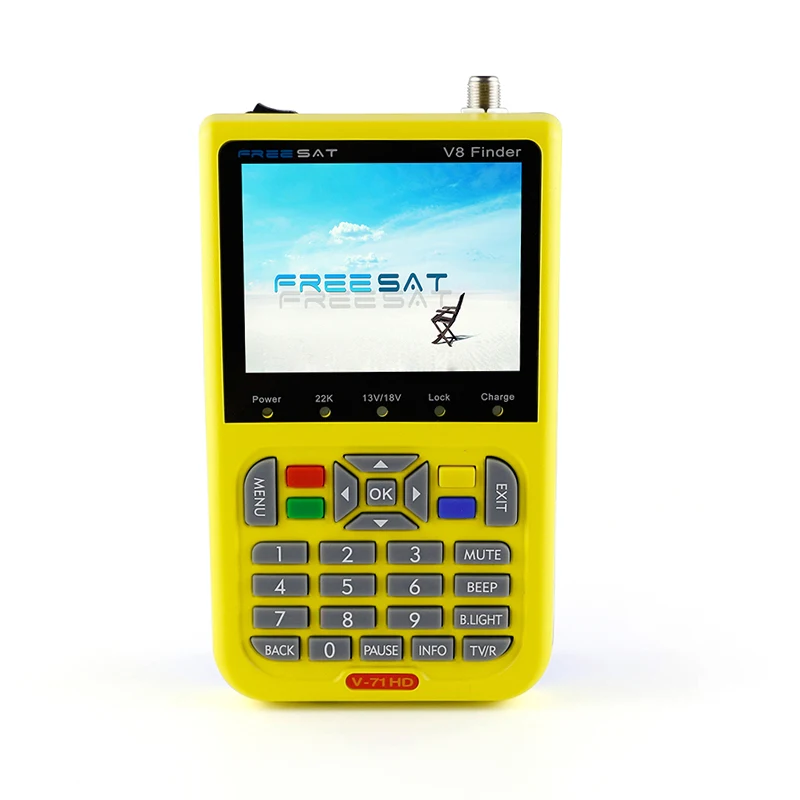 V8 V-71 HD DVB-S2 High Definition Satellite Locator MPEG-4 DVB S2 Satellite Meter Satfinder Full 1080P Finder#1
V8 V-71 HD DVB-S2 High Definition Satellite Locator MPEG-4 DVB S2 Satellite Meter Satfinder Full 1080P Finder#1