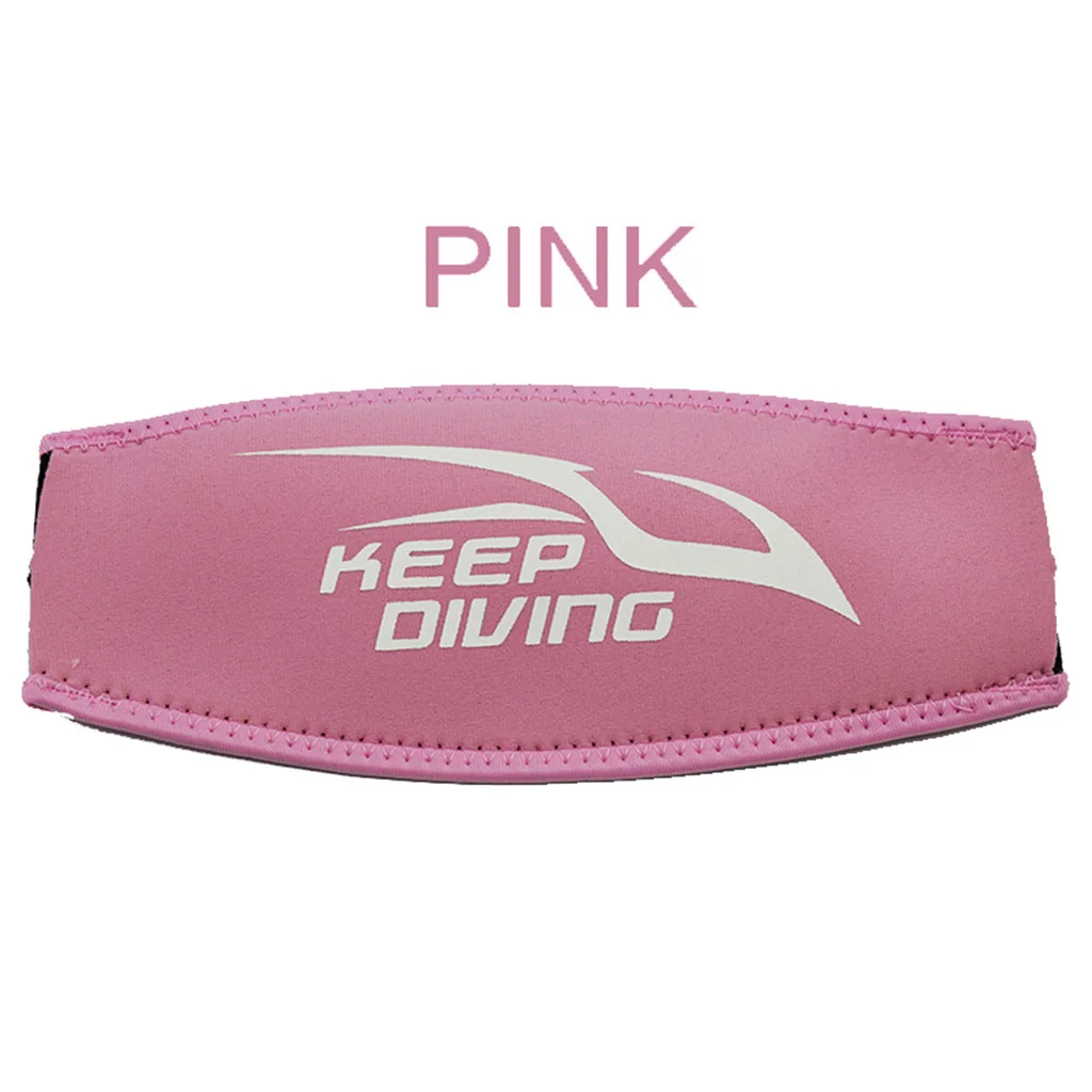 1 Pcs Pink Comfort Neoprene Diving Mask Strap Cover Dive Glasses Belt Hair Protect for Scuba Diving Snorkeling Ladies Girls