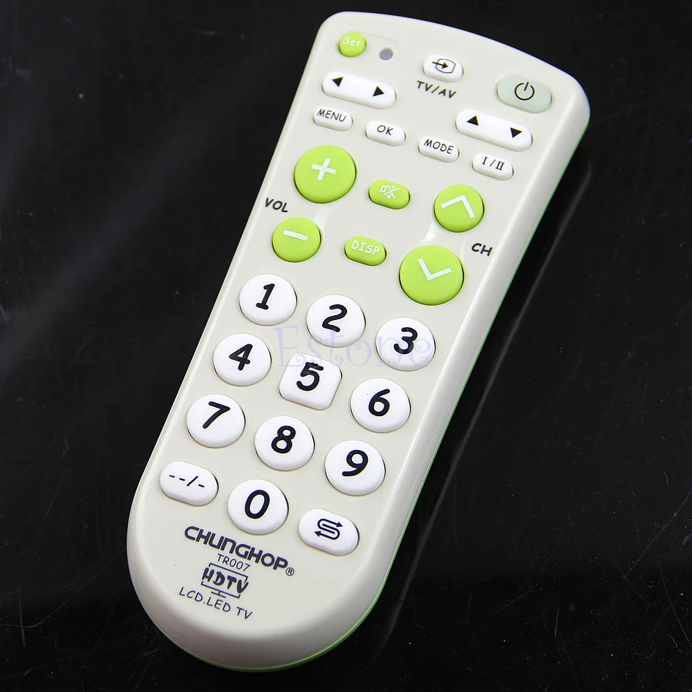 On Sale Universal Multifunction Large Key Remote Control For LCD LED HD TV Sets - L060 New hot
On Sale Universal Multifunction Large Key Remote Control For LCD LED HD TV Sets - L060 New hot