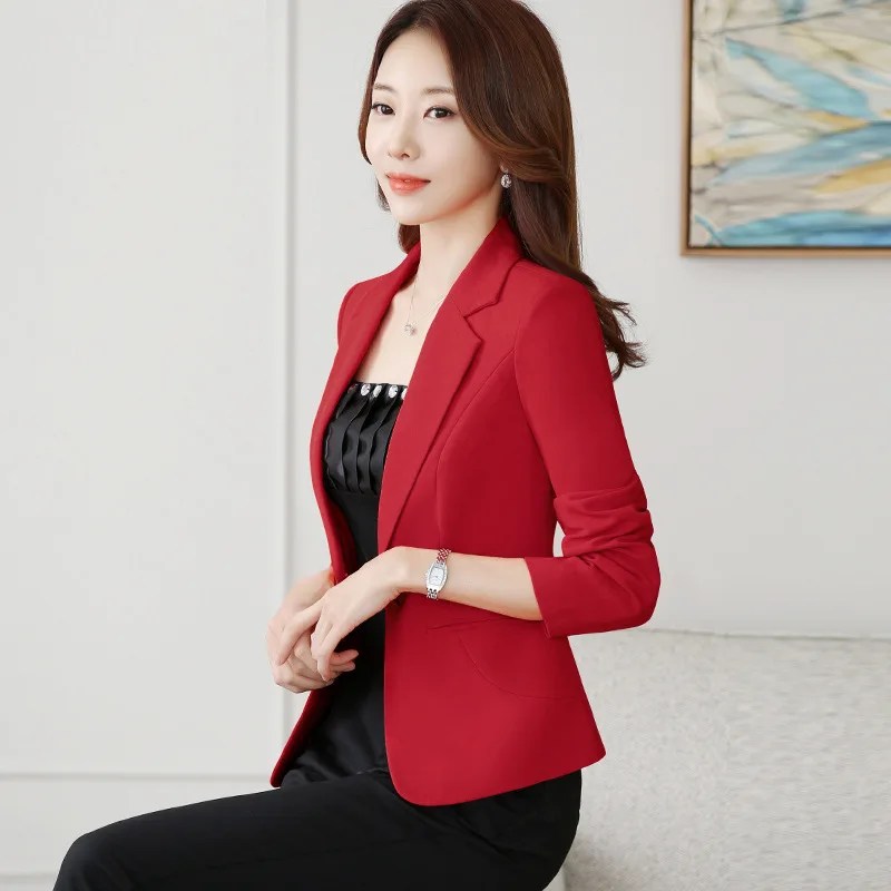 Blazer Mujer 2019 Fall Office Lady Small Suit Women's Jacket Slim Solid Color Blazer Blazer De Mujer Bleser Femenino
Blazer Mujer 2019 Fall Office Lady Small Suit Women's Jacket Slim Solid Color Blazer Blazer De Mujer Bleser Femenino