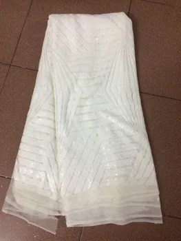 High quality pure white african cord lace with sequins Embroidery design french net lace fabric latest nigerian laces
High quality pure white african cord lace with sequins Embroidery design french net lace fabric latest nigerian laces