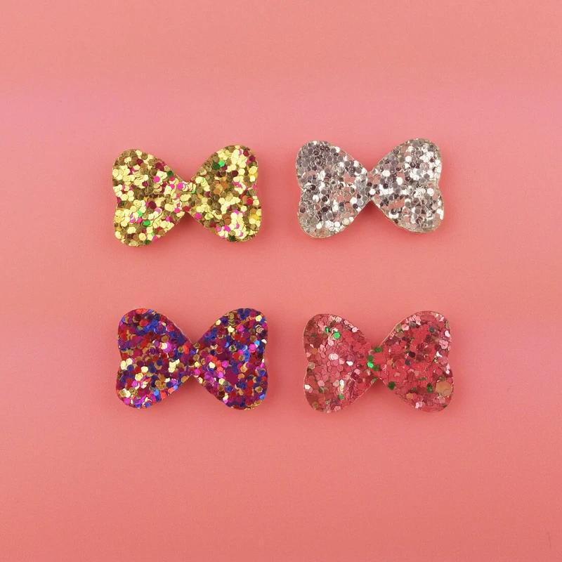 20pcs/lot 1.7x2.5cm Glitter Bowknot Padded Applique for DIY baby girl hair accessories & DIY Craft Decoration
20pcs/lot 1.7x2.5cm Glitter Bowknot Padded Applique for DIY baby girl hair accessories & DIY Craft Decoration