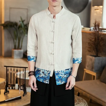 2020 male clothes tang top traditional chinese clothing for men wushu standing collar shirt top hanfu
2020 male clothes tang top traditional chinese clothing for men wushu standing collar shirt top hanfu