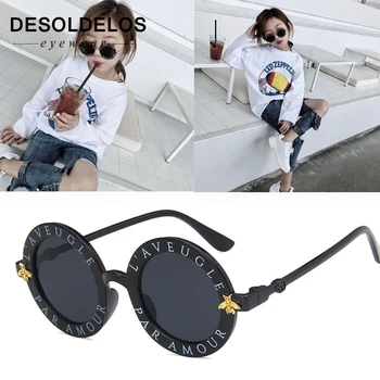 Vintage Steampunk Bee Kids Sunglasses Boys Girls Luxury Children Sunglasses Round Sun Glasses Oculos Feminino Accessories
Vintage Steampunk Bee Kids Sunglasses Boys Girls Luxury Children Sunglasses Round Sun Glasses Oculos Feminino Accessories