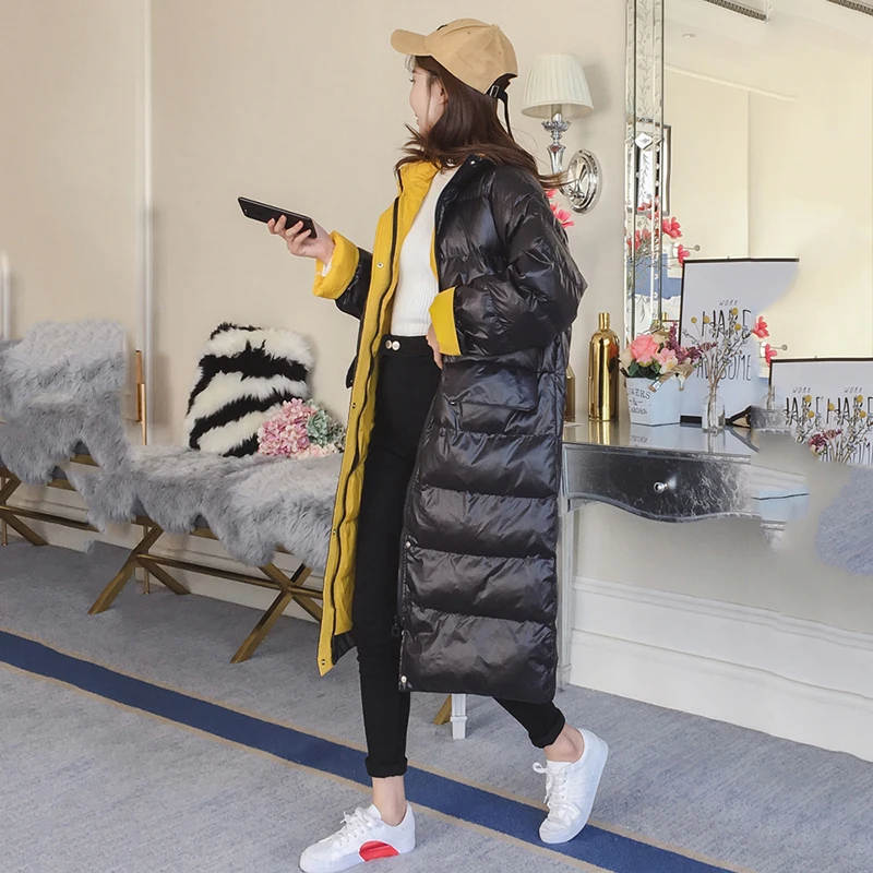 Stand collar Long Parkas Women Coat 2019 New Winter Warm Cotton Jacket Black Loose Cotton Coat Female Outerwear AN040
Stand collar Long Parkas Women Coat 2019 New Winter Warm Cotton Jacket Black Loose Cotton Coat Female Outerwear AN040
