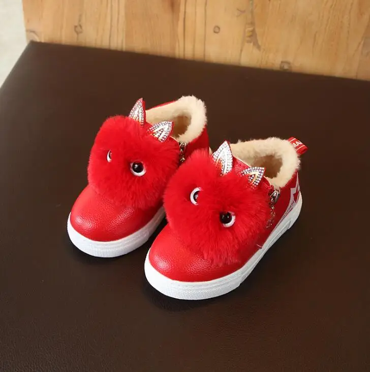 New Leather Baby Snow Boots Girls Plus Velvet Thick Winter Boots Rabbit Fur Children's Princess Boots
New Leather Baby Snow Boots Girls Plus Velvet Thick Winter Boots Rabbit Fur Children's Princess Boots