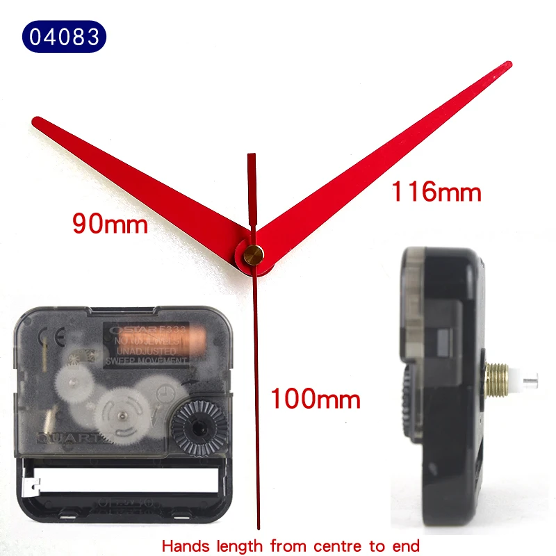 Ostar Silent Movement Plastic quartz clock mechanism with 04083# red hands Clock Accessory Quartz DIY Clock kits F333
Ostar Silent Movement Plastic quartz clock mechanism with 04083# red hands Clock Accessory Quartz DIY Clock kits F333