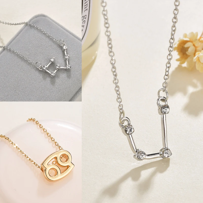 Cute Leo Horoscope Pendant Silver Zodiac Signs Lucky Necklace For Women 12 Constellation Necklaces&Pendants Xmas Birthday Gifts
Cute Leo Horoscope Pendant Silver Zodiac Signs Lucky Necklace For Women 12 Constellation Necklaces&Pendants Xmas Birthday Gifts