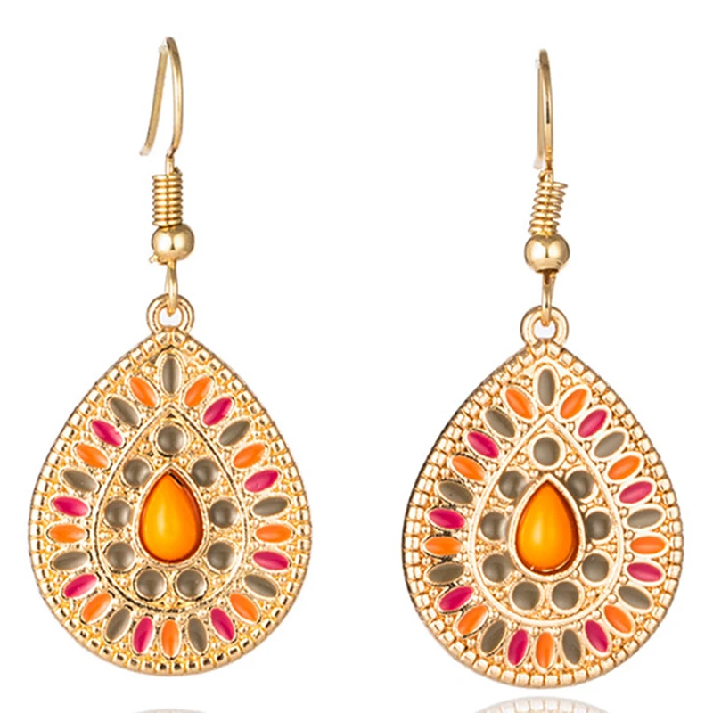 Golden Water Drip with Stone Dangle Drop Earrings Hanging for Women 2018 Costume Jewelry Accessories Brincos Bijouterie Female
Golden Water Drip with Stone Dangle Drop Earrings Hanging for Women 2018 Costume Jewelry Accessories Brincos Bijouterie Female