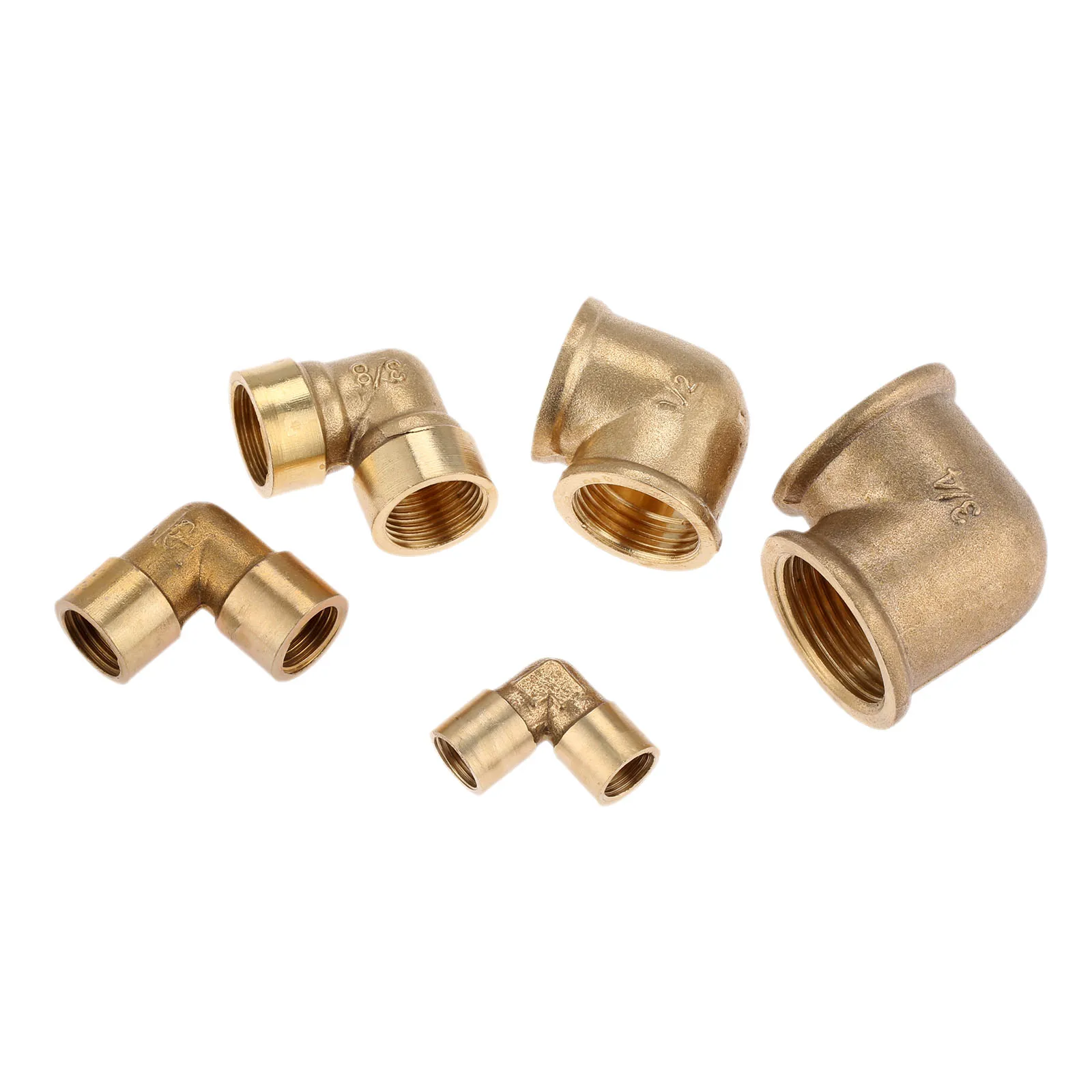 1/8" 1/4" 3/8" 1/2" Brass Fitting Connector 90 Deg Elbow Pipe Fitting Connector Coupler For Water Fuel Copper Female Thread
1/8" 1/4" 3/8" 1/2" Brass Fitting Connector 90 Deg Elbow Pipe Fitting Connector Coupler For Water Fuel Copper Female Thread