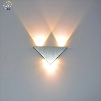 Modern 3W Triangle LED Wall Sconce Light Fixture Indoor Hallway Up Down Wall Lamp Spot Light Aluminum Decorative Lighting
Modern 3W Triangle LED Wall Sconce Light Fixture Indoor Hallway Up Down Wall Lamp Spot Light Aluminum Decorative Lighting