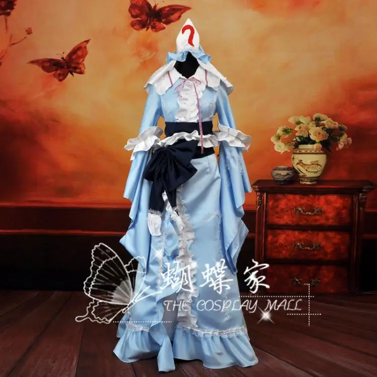 Touhou Project Saigyouji Yuyuko Short sakura Dress Cosplay Costume Halloween costume
Touhou Project Saigyouji Yuyuko Short sakura Dress Cosplay Costume Halloween costume