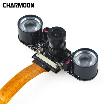 5MP Wide Angle Camera Night Vision 1080p Webcam 2 Infrared IR LED Light With 16cm FCC Cable For Raspberry Pi Zero And Zero W
5MP Wide Angle Camera Night Vision 1080p Webcam 2 Infrared IR LED Light With 16cm FCC Cable For Raspberry Pi Zero And Zero W