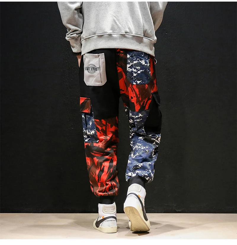Camo Pants Man Hip Hop Ankle (14)