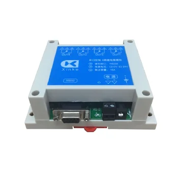 Serial Port Control 4-way Relay Output Module Relay Control Board Switch Card Intelligent Control Module
Serial Port Control 4-way Relay Output Module Relay Control Board Switch Card Intelligent Control Module
