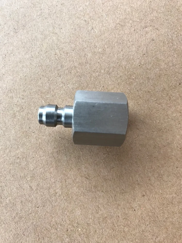 PCP Paintball Airsoft airgun Male Quick Disconnect Adaptor Female Thread 1/8 BSPP Stainless Steel Fill Nipple
PCP Paintball Airsoft airgun Male Quick Disconnect Adaptor Female Thread 1/8 BSPP Stainless Steel Fill Nipple