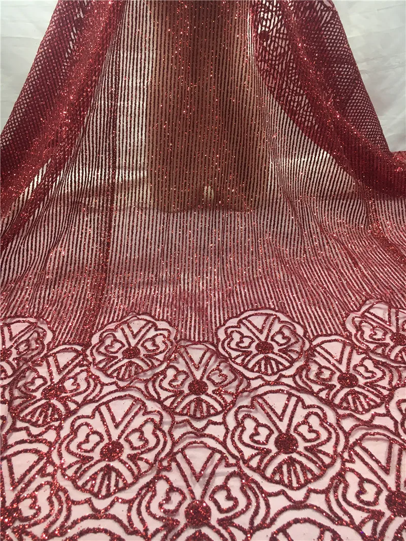 Dark red top sale glitter mesh material for evening dress 5 yards JRB-102130 special glued glitter lace fabric
Dark red top sale glitter mesh material for evening dress 5 yards JRB-102130 special glued glitter lace fabric