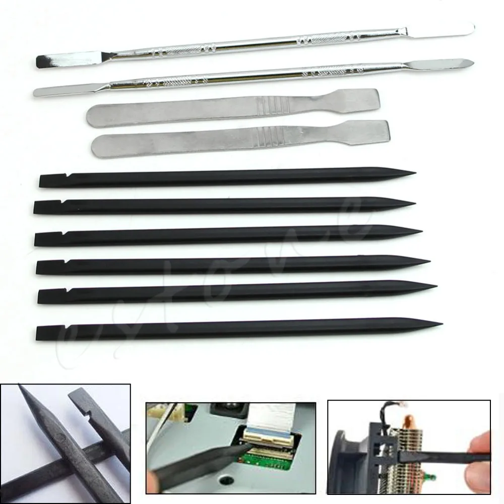 

10 in 1 Opening Repair Tools Set Metal Pry Spudger for iPhone iPad iPod Tablets
