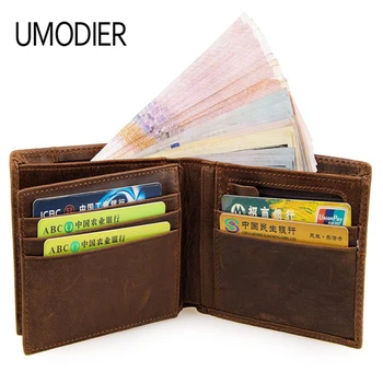 UMODIER Brand Genuine Cow Leather Men Wallet High Quality Short leather wallet Fashion stitching design Free shipping 
UMODIER Brand Genuine Cow Leather Men Wallet High Quality Short leather wallet Fashion stitching design Free shipping