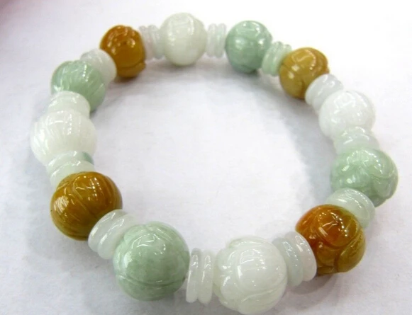 xd 00778 Chinese 100% A Grade Natural Jade/Jadeite Rare Craved Ball String Bracelet
xd 00778 Chinese 100% A Grade Natural Jade/Jadeite Rare Craved Ball String Bracelet