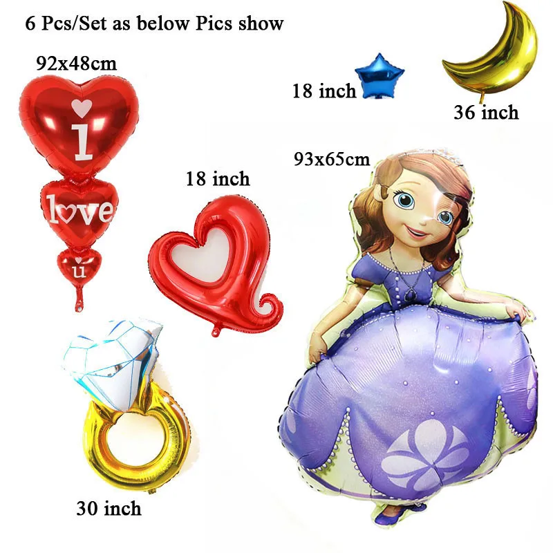 6Pcs/Lot wedding balloons wholesale helium foil baloon party decoration engagement anniversary valentine balloons
6Pcs/Lot wedding balloons wholesale helium foil baloon party decoration engagement anniversary valentine balloons