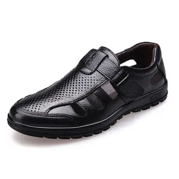 ABDB-Genuine Leather Men Sandals Shoes Fretwork Breathable Fisherman Shoes Style Retro Gladiator Soft Bottom summer Classics m
ABDB-Genuine Leather Men Sandals Shoes Fretwork Breathable Fisherman Shoes Style Retro Gladiator Soft Bottom summer Classics m