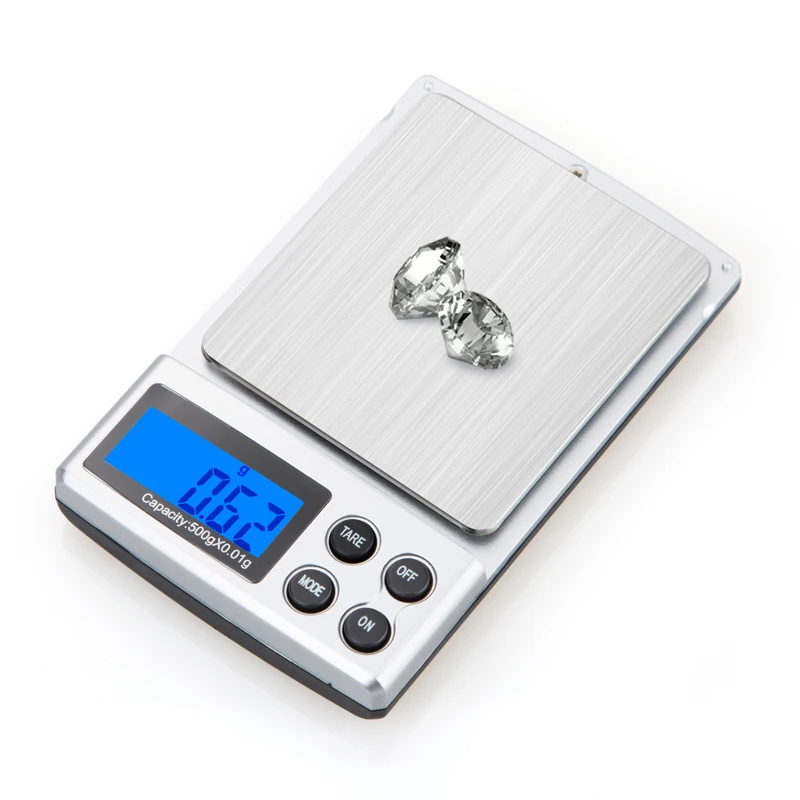 High Accuracy 0.01g/0.1g Backlight Electric Pocket Gram kitchen scale for Jewelry Gold Diomand Balance weighting scales
High Accuracy 0.01g/0.1g Backlight Electric Pocket Gram kitchen scale for Jewelry Gold Diomand Balance weighting scales