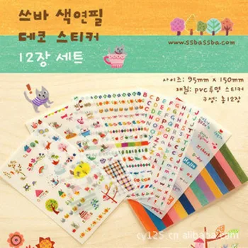 cartoon flower and letter PVC clear sticker set for scrapbook cellphone office notebook decoration
cartoon flower and letter PVC clear sticker set for scrapbook cellphone office notebook decoration