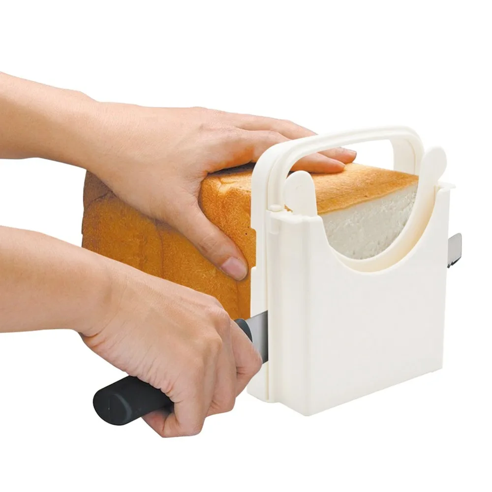 White Plastic Bread Slicer Cutting Guide Tools Plastic Splicing Toast Loaf Cutter Rack Slicing Kitchen Accessories Tool
White Plastic Bread Slicer Cutting Guide Tools Plastic Splicing Toast Loaf Cutter Rack Slicing Kitchen Accessories Tool