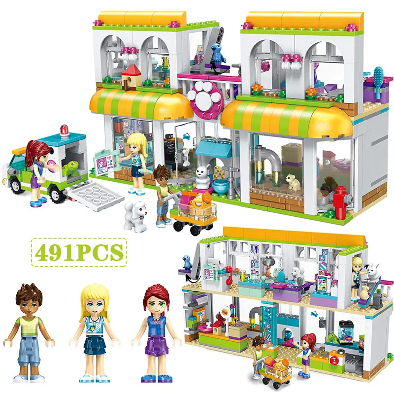 Creator Building Blocks Compatible LegoING Friends Sets The Heartlake City Pet Center Hotel Pet Shop Creative House Bricks Toys
Creator Building Blocks Compatible LegoING Friends Sets The Heartlake City Pet Center Hotel Pet Shop Creative House Bricks Toys