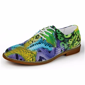 Customized Stylish Serpentine Pattern Men's Casual Leather Shoes High Quality Leisure Lace-up Flats Shoes for Male Man Oxfords
Customized Stylish Serpentine Pattern Men's Casual Leather Shoes High Quality Leisure Lace-up Flats Shoes for Male Man Oxfords