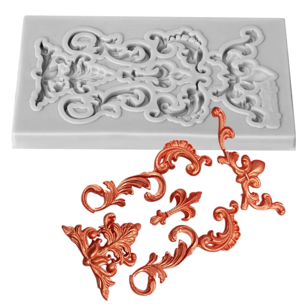 Cake Decorating Tools Border Silicone Mold Vintage Embossed Pattern Lace Relief Baking Tools Fondant Mold Chocolate Candy
Cake Decorating Tools Border Silicone Mold Vintage Embossed Pattern Lace Relief Baking Tools Fondant Mold Chocolate Candy