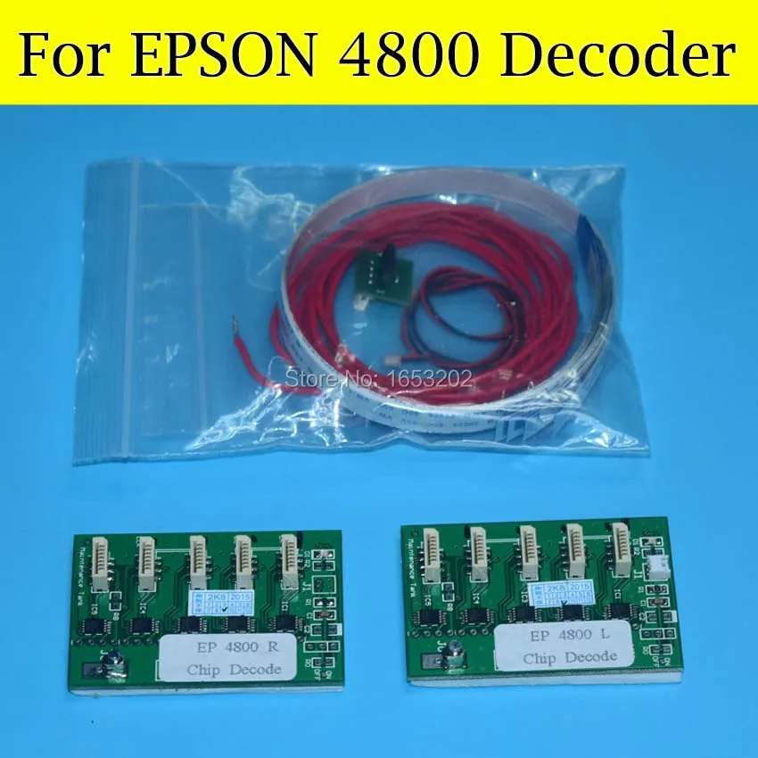 Best Chip decoder card for Epson Stylus PRO 4800 Wide format printer 4800 T5651-T5659 ink cartridge
Best Chip decoder card for Epson Stylus PRO 4800 Wide format printer 4800 T5651-T5659 ink cartridge
