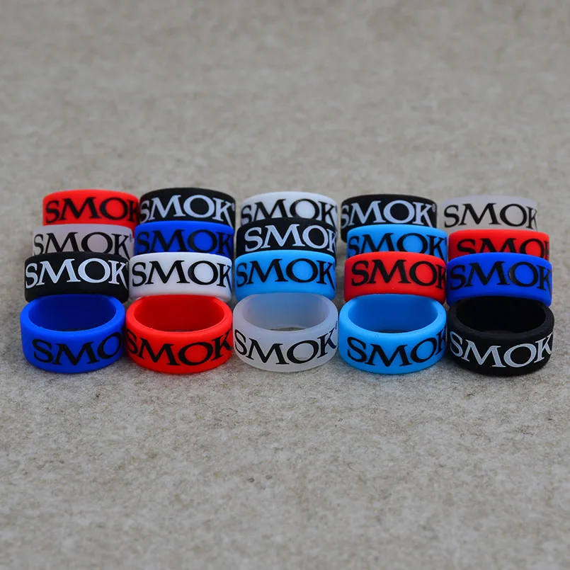 10pc Smok rubber Silicone vape band ring or vapor silicone band rings is decorative and protective for E cig and box mod or tank
10pc Smok rubber Silicone vape band ring or vapor silicone band rings is decorative and protective for E cig and box mod or tank